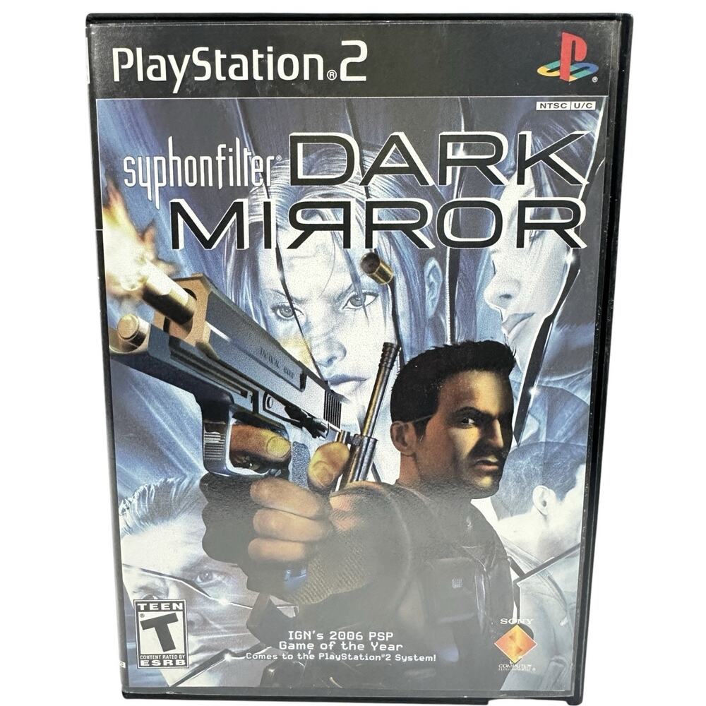 Syphon Filter Dark Mirror Playstation 2 PS2 CIB Complete TESTED